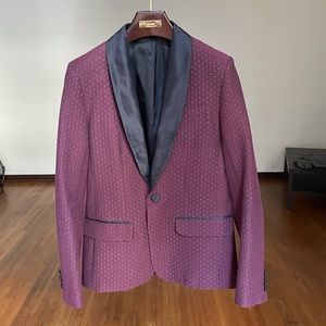 Mr. Turk fancy red blazer 38 R